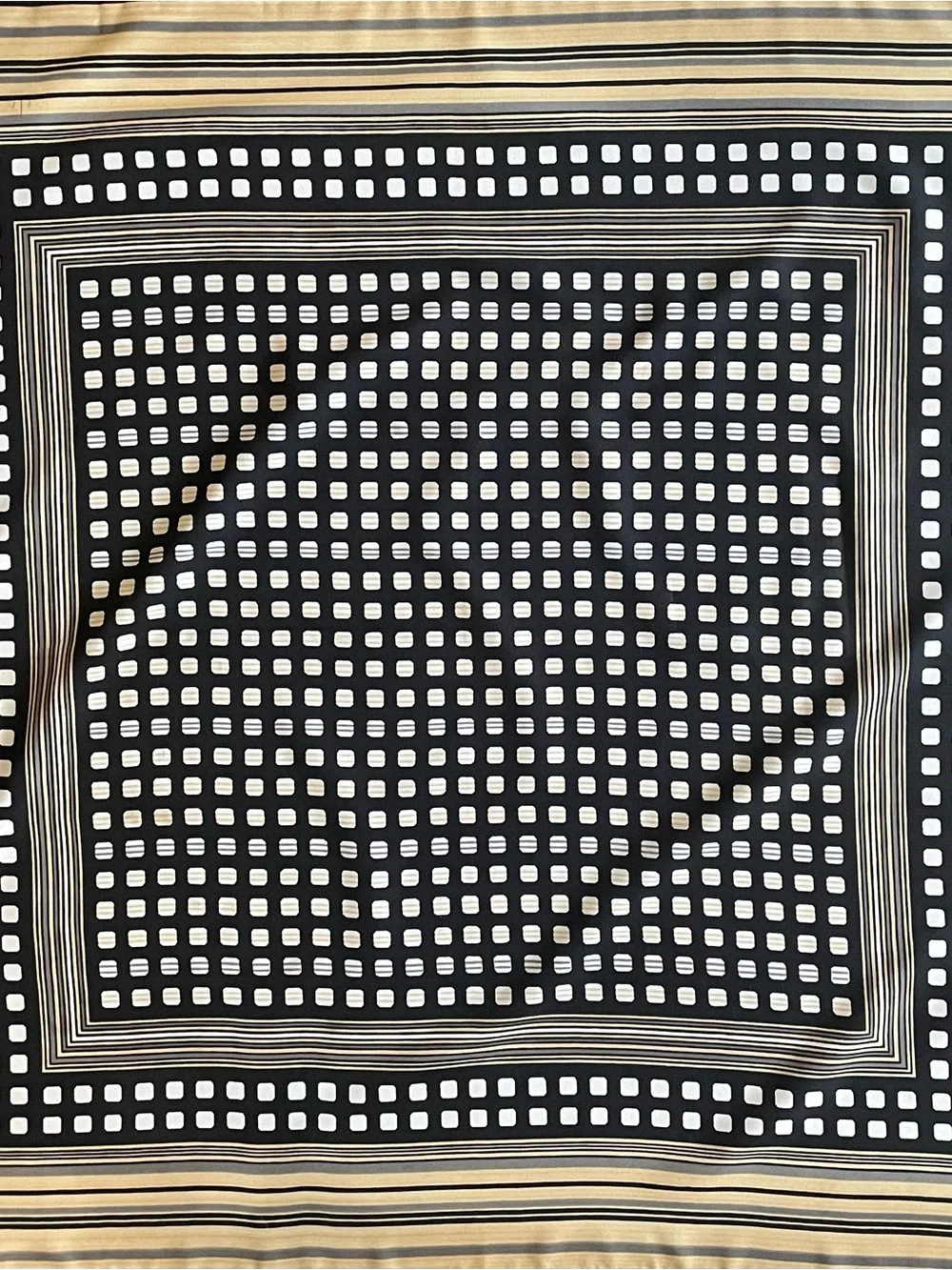 Vintage 70s Scarf Large 29 In Sq for Macys Excellent Condition
